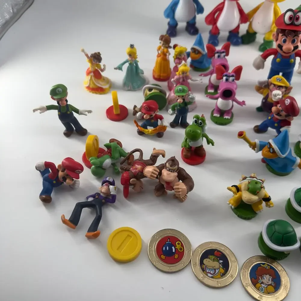 Nintendo Super Mario Figure Lot of 55| Yoshi, Mario, Peach, Luigi + More